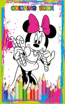 How To color Minnie Mouse游戏截图2