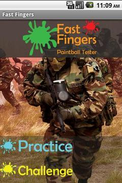 Fast Fingers Paintball Speed游戏截图1