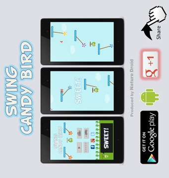 Swing Candy Bird游戏截图1