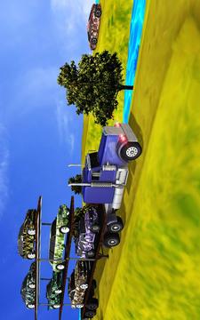 US Army Offroad Trailer Truck Transport Simulator游戏截图4