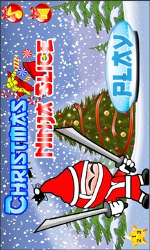 Christmas Ninja Slice游戏截图1