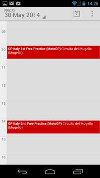 2014 Moto GP Race Calendar游戏截图5