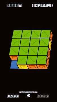 Slide Puzzle with 3D Cubes游戏截图2