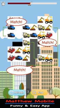 Construction car match game游戏截图3