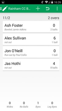 Seam Up! A Cricket Scoring App游戏截图1