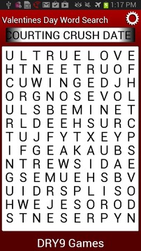 Valentines Day Word Search游戏截图1