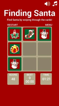 Finding Santa Matching Game游戏截图2