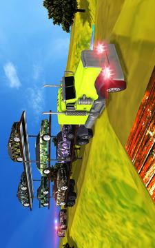 US Army Offroad Trailer Truck Transport Simulator游戏截图2