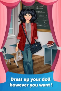 College girl Dressup Makeover游戏截图1