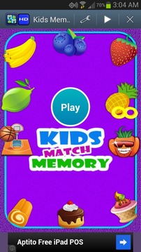 Kids Memory Match游戏截图1