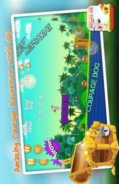 Amazing Courage Adventure world dog Run游戏截图2