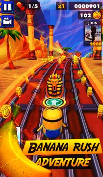 Subway minion surfer游戏截图3