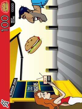 Burger Attack游戏截图3