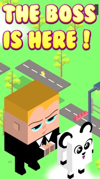 Boss Baby Blocky Race游戏截图4