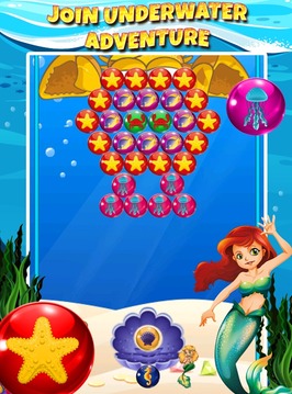 Bubble Dash: Mermaid Adventure游戏截图1