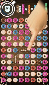 FREE Donut Swipe Match 3 Game游戏截图2