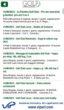 Golf Lake Como app游戏截图5