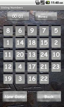 Puzzle 15 Sliding Numbers Lite游戏截图3