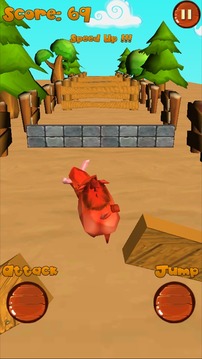 Pig Run Run 3D - Line Breaker游戏截图3