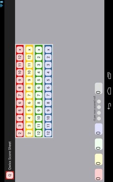 Qwixx Score Sheet游戏截图4