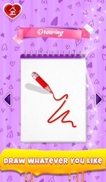 Valentine Coloring Dairy游戏截图1