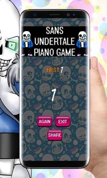 Sans Undertale On Piano Game游戏截图1