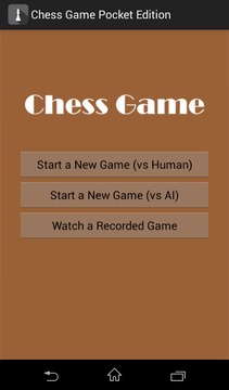 Chess Free - Pocket Edition游戏截图1