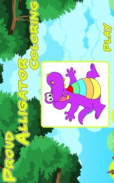 Coloring Proud Alligator游戏截图4