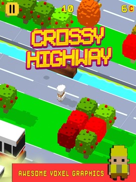 Crossy Highway游戏截图1