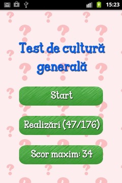 Test de cultura generala游戏截图3
