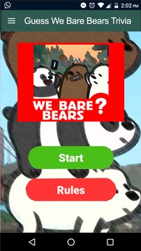 Guess We Bare Bears Trivia Quiz游戏截图4