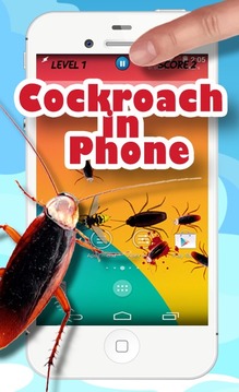 Cockroach in Phone Fun Joke游戏截图1