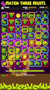 Match Three Fruits - Free游戏截图4