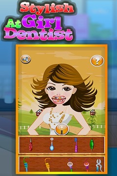 Stylish Girl At Dentist游戏截图2