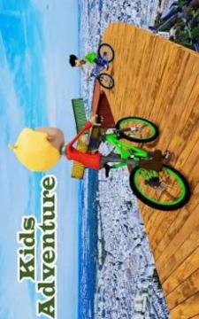 BMX Stunts Racing (Kids Games)游戏截图1