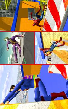 Superheroes Parkour simulator 3D游戏截图5