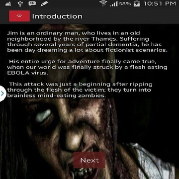 Zombie Apocalypse-A Word Story游戏截图1