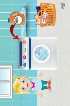 Washing Clothes Kids Games游戏截图2