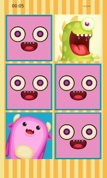 Funny Monster Fun Memory Puzle游戏截图4