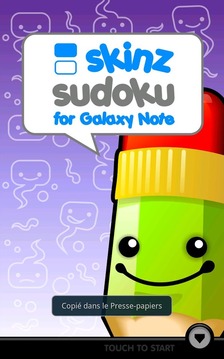 Skinz Sudoku for Galaxy Note游戏截图1