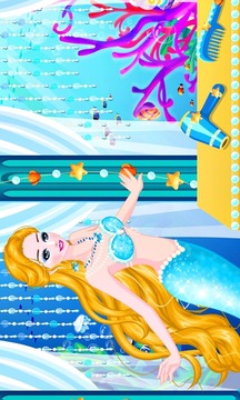 Mermaid Princess Hair Salon游戏截图4