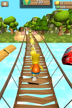 Bart Simpson Run Jungle游戏截图2