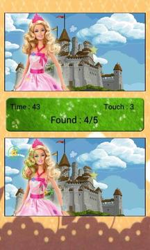 Find Differences Cute Princess游戏截图2