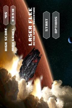 Laser Flee - Retro Spaceship游戏截图1