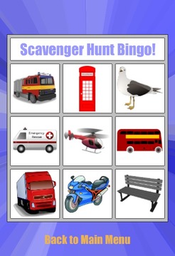 Scavenger Hunt Bingo!游戏截图1