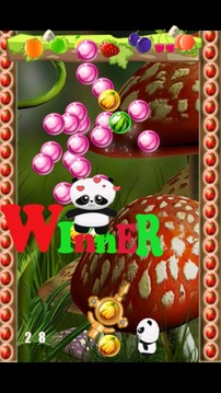 Panda Bubble Fruit游戏截图5