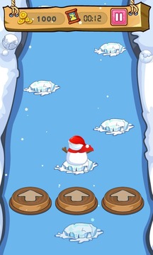 Snowman Jump - Christmas Games游戏截图1