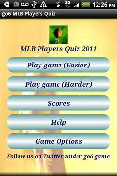 go6 MLB Players Quiz FREE游戏截图1