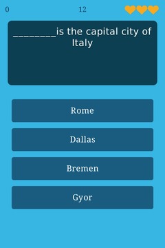 World Capitals Geography Quiz游戏截图3