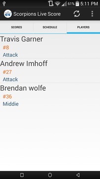 Scorpions Lacrosse Scores游戏截图3